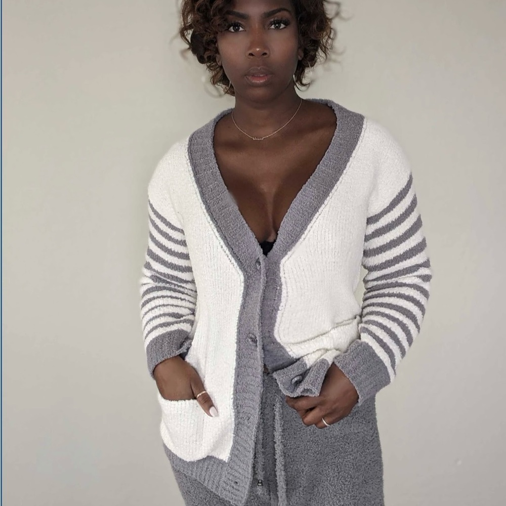 Berber Fleece Button Up Comfortable Cardigan
